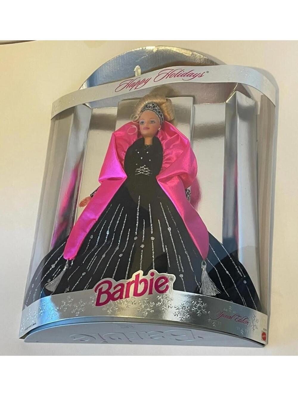 NEW NRFB 1998 Happy Holidays Special Edition Barbie Doll Mattel Vintage